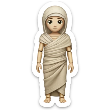 full body mummy sticker