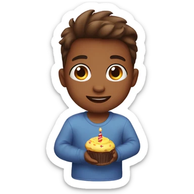 2 year old boy birthday sticker