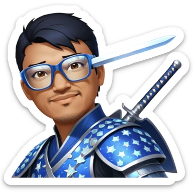 Celestial Samurai sticker