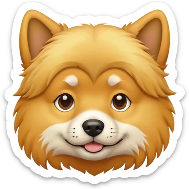 a dog named Chi sticker