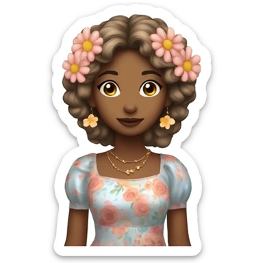 Romantic fool girl sticker