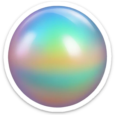 opal sphere  sticker