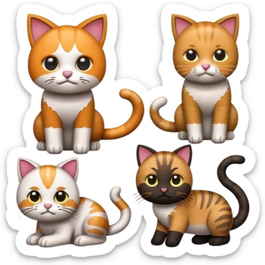 minecraft cats  sticker