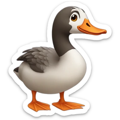 massive silly goose sticker
