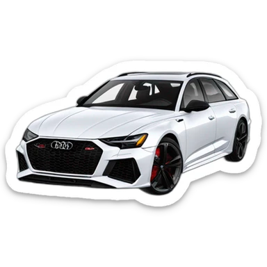 Audi rs6 2021 sticker
