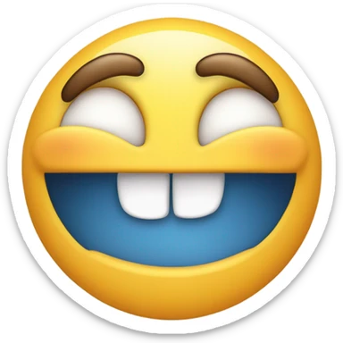 Emoji Smiling mischievously  sticker