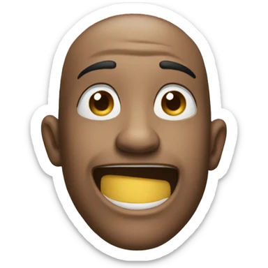 This same image, but smiling sticker