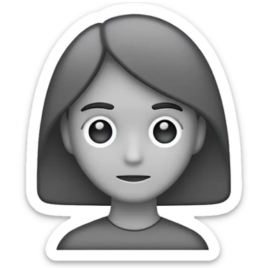 user picture placeholder, dark grey sticker