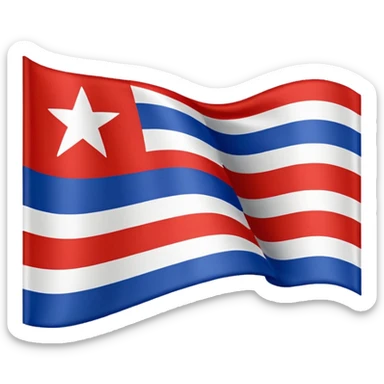 Yugoslavia flag sticker