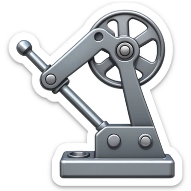 mechanical lever sticker