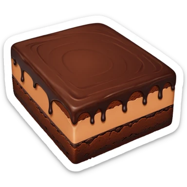 big Chocolate Brownie cake sticker