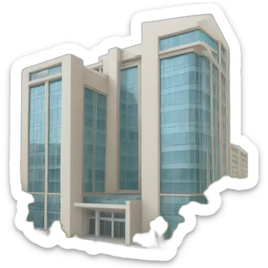 Baku Engineering university building sticker