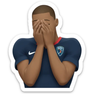 Mbappe crying sticker
