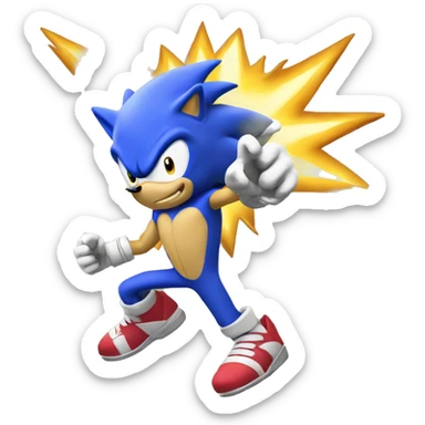 Super Sonic as Guke sticker