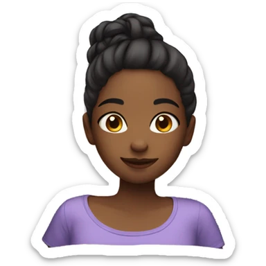 Girl sleepover  sticker