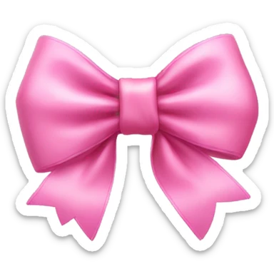 cute pink bow  sticker