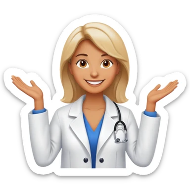 A woman trying to make the world healthier as a professional in education sticker