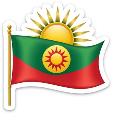 Kürdistan flag sticker