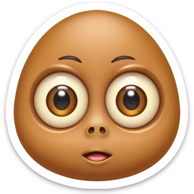 a crabadabadooda face, big eyes, tubblewubble, loolaapapoo, sloopa, small mouth loobadooba, consquinto, lalalalabingbong, glossy eyes, maalardo  sticker