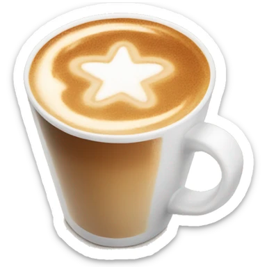 A latte sticker