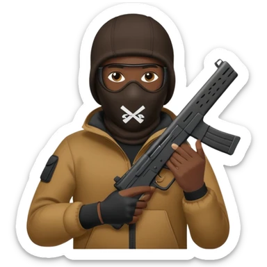 Nike ski mask with a Glock  sticker