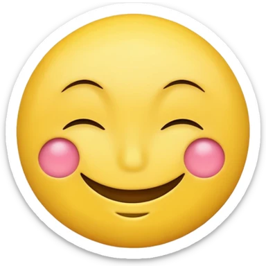 Emoji, smiley face with 1 eye closed sticker