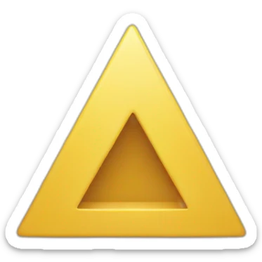 Invisible Triangle sticker