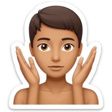 estas seguro preguntado  con mano en la cara de seguridad sticker