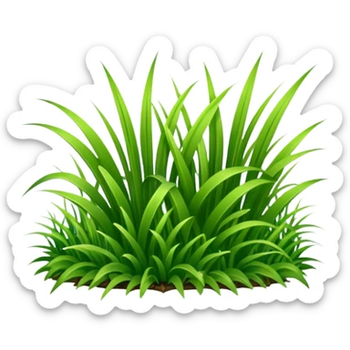 Grass emoji sticker