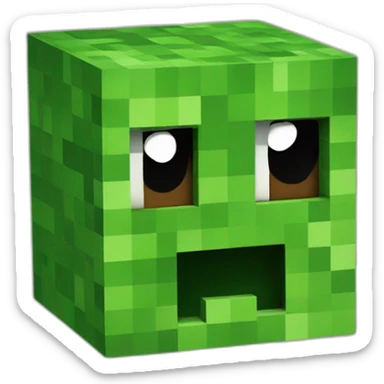Creeper minecraft sticker