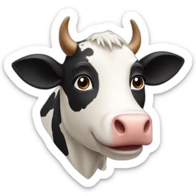 Une vache qui vole sticker