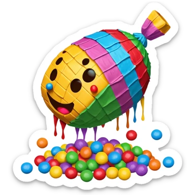 ahora quiero una piñata sticker