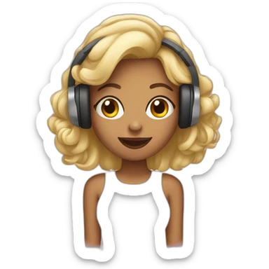 femeil singer sticker