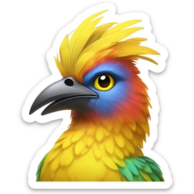 Sunshine bird sticker