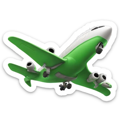 a drawing of a turtle on a plane sticker