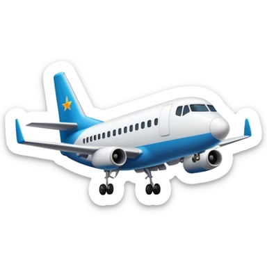 plane landing in ohio sticker