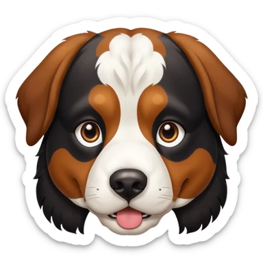 Swiss mountain dog sticker