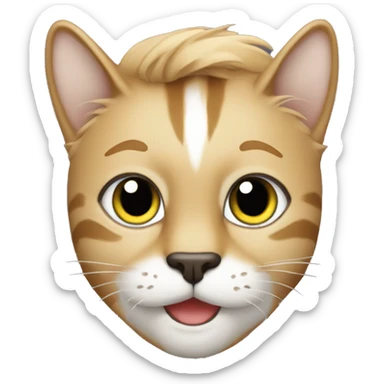 Gato futbolista  sticker