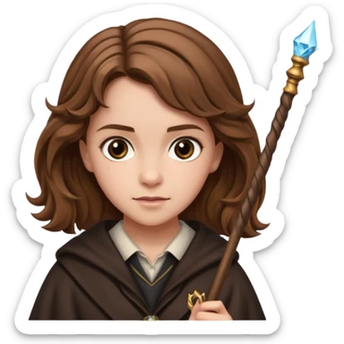 Hermione granger wand sticker