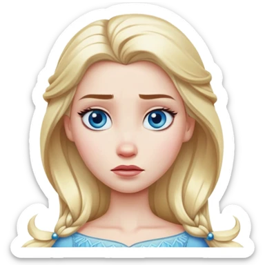 Elsa frozen is disgusting 🤢 sticker