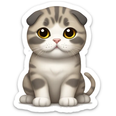 Scottish fold sticker