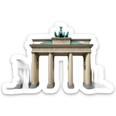 brandenburg gate sticker