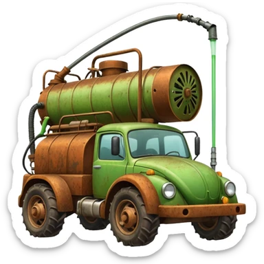 Bug sprayer car sticker