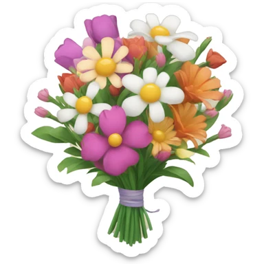 bouquet of flowers  sticker