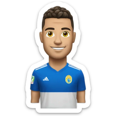 Ronaldo in Getafe CF sticker