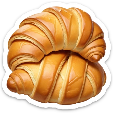 croissant eating croissant sticker