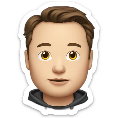 Elon musk heavily pregnant sticker