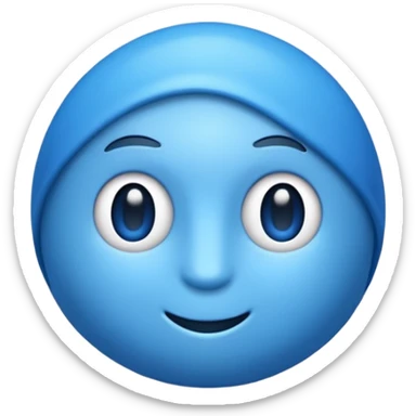 un emoji azul tipico de los numeros que diga que diga 6°2, basate en el emoji del numero 6  sticker