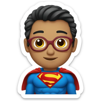 super-man's brother'sson sticker