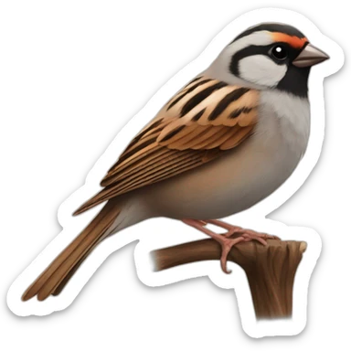 Sparrow sorry sticker